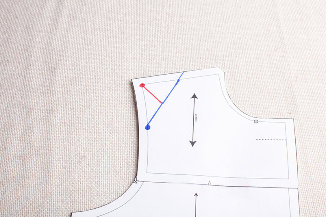 How to do a narrow or broad shoulder adjustment » Helen's Closet Patterns